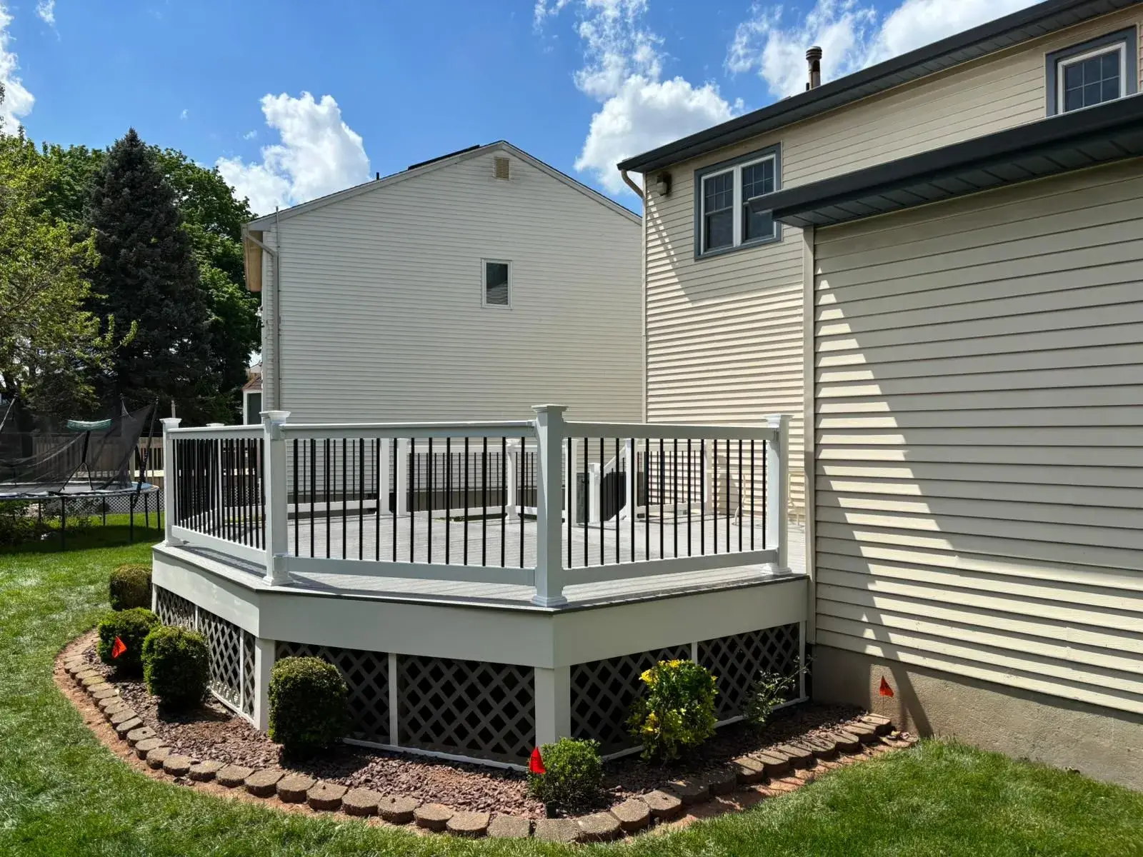 Outdoor living contractors Garfield NJ - deck lighting and patio design